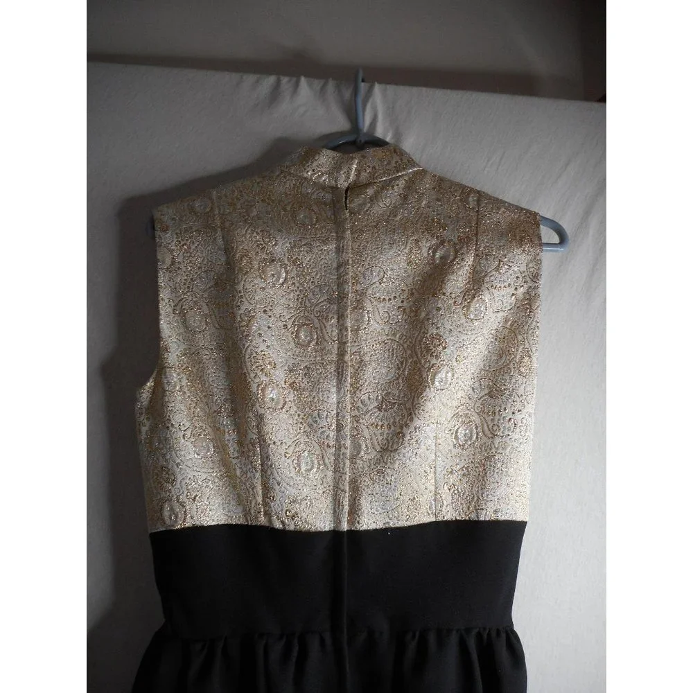 Vintage Handmade Holiday Formal Dress 1960s 1970s - Picture 4 of 6